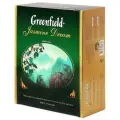 Чай зеленый Гринфилд жасмин дрим Greenfield Jasmine Dream, с жасмином, 9 шт по 100 пак