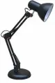 Настольный светильник под лампу IN HOME на основании + струбцина СНО-15Ч 60Вт E27 230В черный 4690612012902