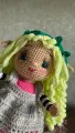 Вязаная игрушка. Вязаная кукла ручной работы