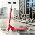 Снегокат-самокат 2 в 1 PLAYSHION BLUESKY-SNW красный CHAMELEON