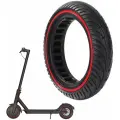 Литая бескамерная шина 8,5 дюймов для электросамоката Xiaomi M365/Pro/Pro 2 - черная с красным