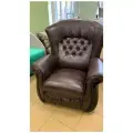 Кресло для отдыха Фаворит замша шоколад