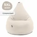 Кресло мешок груша GoodPoof Велюр Париж XXXXXL Безе