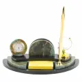 Настольный мини-набор Глобус камень офиокальцит 117692