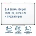 Доска магнитно-маркерная 90х180 см, алюминиевая рамка, BRAUBERG Extra, 237557
