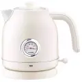 Чайник Qcooker, Retro Electric Kettle, нержавеющая сталь, 1, 7 л, 1800 Вт с термометром