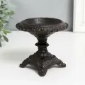 Металлический подсвечник на 1 свечу Графство , чугун, 9.5 9 9 см