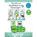 Бековский мармелад Ассорти вкусов, комплект 5 шт. по 260 гр.