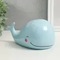 Копилка керамика Голубой китёнок 16,7х9,9х9,1 см