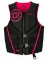 Спасательный жилет неопрен женский O'Brien VEST TRADITIONAL WMS PINK черно-розовый размер L (2232143)