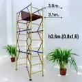Вышка тура h3,6/5,0м. (0,8х1,6) Эконом. Для работ на высоте до 5,0м. Леса строительные.