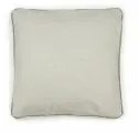Подушка Textil Roig 45/45 светло-серый, кант серо-белая клетка, наполнитель конфорель