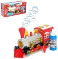 Паровоз «Классический» с мыльными пузырями, работает от батареек, свет и звук