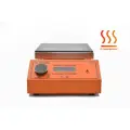 Лабораторная плитка Primelab PL-H, ЖК-экран, максимальная температура +550°С, оранжевая,