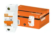 Автоматический выключатель ВА47-100 1Р 20А 10 кА тип D TDM Electric