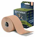 Кинезио тейп для тела RaveTape STORM 5см х 5м Телесный, водостойкий