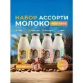 Кедровое молоко Ассорти набор 4 шт + подарок