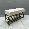 Банкетка с ящиком в прихожую для обуви 100х35х55 см STEEL MEBEL (БПБ-0К3)