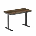 Стол письменный с беспроводной зарядкой TableSage ET119W-MB, регулировка высоты, махагон, черный