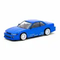 Машинка Tarmac Works 1/64 Vertex Nissan Silvia S13 Blue Metallic Toyo Tires Diecast Scale Model Car