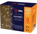 Гирлянда светодиодная Б0051873 Дождь/Занавес ENIG-400W 220В 3х3м 400LED тёплый свет IP20 (ЭРА)