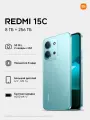 Смартфон Xiaomi Redmi 15C RU 8/256 Гб, Dual nano SIM, NFC, Green, зеленый