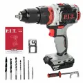 Дрель ударная аккум. бесщёточная P.I.T. PSB20H-13C X-DRIVER SOLO (20В, 110Нм, мет патрон 13мм, 2ск