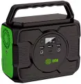 Электростанция портативная Cactus CS-PCS144-EC5 40000mAh 5A 2xUSB черный/зеленый