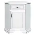 Тумба угловая БРВ-Мебель Kentaki KOMN1D1S/P, 90.5 x 59 x 58.9 см, цвет: белый