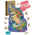 Деревянный пазл Woozzle Волшебный единорог 28x27 см (большой) 250 деталей