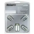 Гайки-секретки McGard 24195SL для Hyundai, Kia, Mazda M12x1.5 длина L35mm ключ S21mm, конус, усиленные, 4 гайки 1ключ