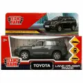 ТехноПарк Машинка инерционная Тойота Prado, металлическая, двери и багажник открываются, 12 см/