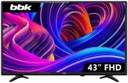Телевизор BBK 43LEM-1064/FTS2C, 43 дюйма, Full HD, черный