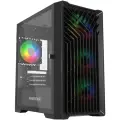Корпус Powercase Mistral X4B CMMXB-L4, Mini-ITX/MicroATX, RGB-подсветка, черный