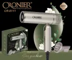 Профессиональный фен CRONIER с AC-мотором 3000 Вт для быстрой и бережной укладки любых волос.