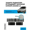 Защитная сетка решетки переднего бампера для Lixiang L6, 5х5мм, глянец