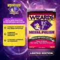Вата для очистки и полировки металла, Wizards Metal Polish 85 г, 11011
