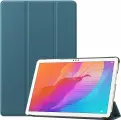Чехол на Honor Pad X8, X8 Lite, X6, Huawei MatePad T10/T10s, умный с магнитом, темно-зеленый