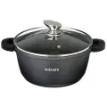 Кастрюля Satoshi Kitchenware Лион, 2 л, диаметр 20 см черный 2 л 20 см