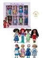 Куклы Disney набор из 8 принцессы в детстве Once Upon a Story из любимых мультфильмов Дисней Mini Animators