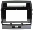 Рамка переходная Toyota Land Cruiser 2007 - 2015 для авто с усилителем +проводка для 10 магнитолы / Wide Media