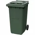 Контейнер мусорный Honeycomb 240 л. с крышкой, зеленый