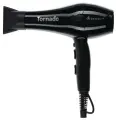 Фен DEWAL PRO TORNADO, черный, 2300Вт, ионизация, 2 насадки, 03-8010 Black