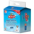 Пеленки для собак впитывающие Mr. Fresh Expert Regular F503 90х60 см 16 шт. 1 шт. 90 см 60 см синий