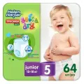 Детские трусики-подгузники Soft&Dry Junior (12-18 кг), 64 шт.