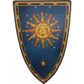 Щит детский деревянный треугольный Солнце
