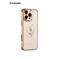 Kingxbar для iPhone 16 Pro чехол Wish (with Austrian Crystals) Gold