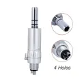 Стоматологический низкоскоростной стоматологический наконечник 1:1 против угла 2/4 отверстий, воздушный мотор, прямой наконечник, стоматологическое оборудование для полировки, шлифовальный инструмент, Air Motor 4 Holes