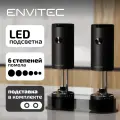 Мельница для специй электрическая EnviTec Black, пластик, акрил, черный