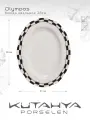 Блюдо Kutahya Olympos-12055, фарфор, овальное, с рисунком, 28х21 см